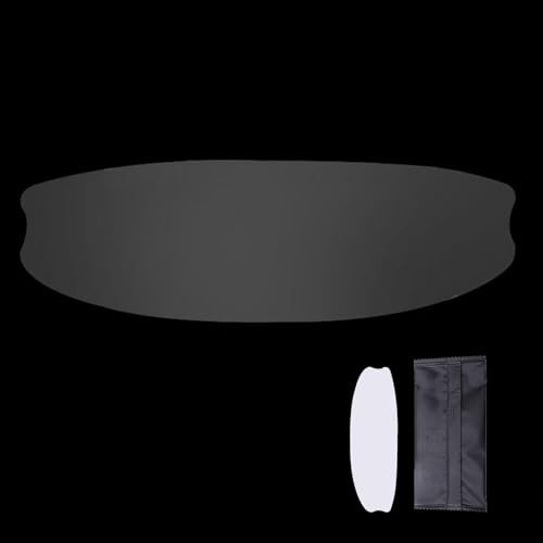 Motorcycle Helmet Visor Anti-Fog Film Insert, Ultra Clear, Universal Motorcycle Accessories Anti-Fog Shield Lens Insert for Full Helmets, Half Helmets, Open Face Helmet(COLOR:Transparent)