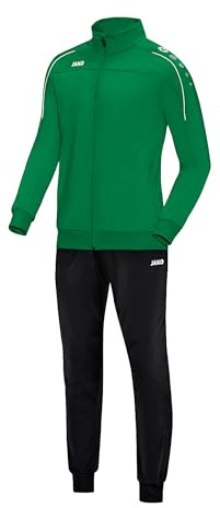 JAKO herr Classico träningsoverall polyester, sportgrön, XL EU
