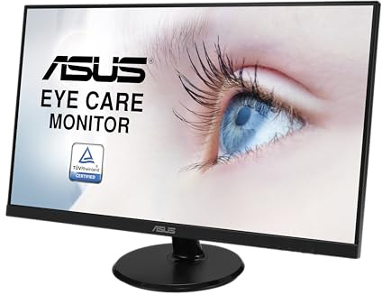 ASUS Eye Care VA27DQ - 27 Zoll Full HD Monitor - Rahmenlos, Flicker-Free, Blaulichtfilter, FreeSync - 75 Hz, 16:9 IPS Panel, 1920x1080 - DisplayPort, HDMI, D-Sub
