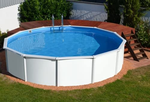 Aufstellpool Starzon 3,00 x 1,32m Spezial Stahlwandpool 300x132 cm mit Poolfolie 0,8mm