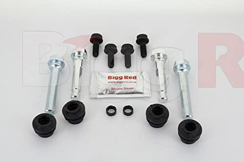 Bigg Red - Brake Caliper Slider Bolt Guide Kit - Front - Axle Set - Compatible with Selected Models