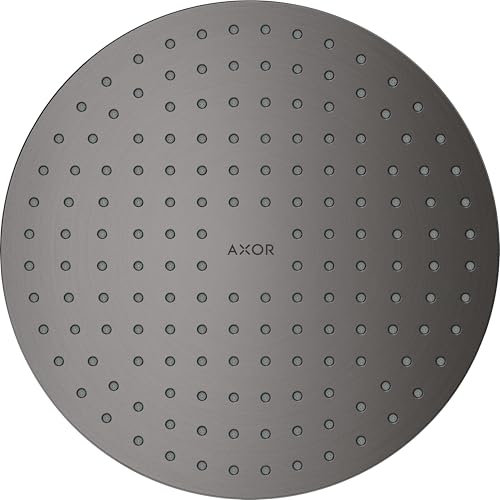 hansgrohe AXOR ShowerSolutions Kopfbrause 250 2jet, Decke-Aufputz, 35298340, Farbe: Brushed Black Chrome