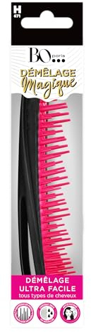 Bo... Paris Haarbürste zum Entwirren von Haaren, Haarbürste mit 4 Noppenhöhen für trockenes oder nasses Haar, für alle Haartypen, kleine Haarbürste, 1 Stück