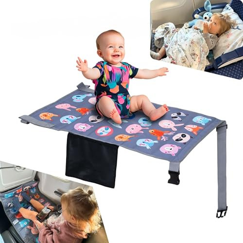 Little Traveler Toddler Airplane Bed & Seat Extender – Cozy & Easy Setup Airplane Bed for Kids, Ages 1-4