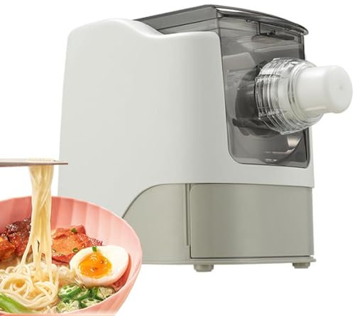 MáQuina Para Hacer Pasta, 260 W, AutomáTica, Para Hacer Fideos,13 Moldes/Hasta 480G Pasta, MáQuina Para Hacer Pasta Casera, MáQuina EléCtrica Para Espaguetis, Fettuccine Y Macarrones,Grey