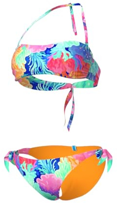 ARENA Bikini a Fascia da Donna Water Print