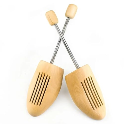 LYHYDMA Elargisseur Chaussure Civière de Chaussure Extensible en Acier Inoxydable, Support de Chaussure en Bois, Expansion en Bois de pin, Support d'arbre à Chaussures façonneur en Bois(Size 34-38)