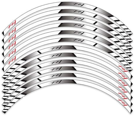 JXYFFS Moto Llantas para Ya&maha para FZ1 para FZ 1 para FZ-1 Adhesivo Rueda Delantera Y Trasera Cinta Reflectante Llantas Adhesivos Motocicletas Y Bicicletas Moto Scooter Pegatinas