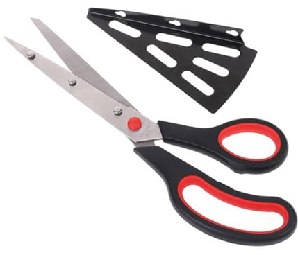 Cabilock Cortador De Pizza Multiusos Tijeras Para Pizza y Espátula De Acero Inoxidable Cortador De Tartas