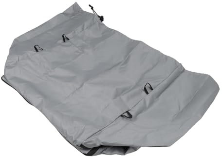 Couvercle de pompe à chaleur pour le chauffage, fabriqué à partir de tissu Oxford argenté 420, housse de pompe à chaleur gonflable pour spa avec fermeture éclair et sangles imperméables, petite poche