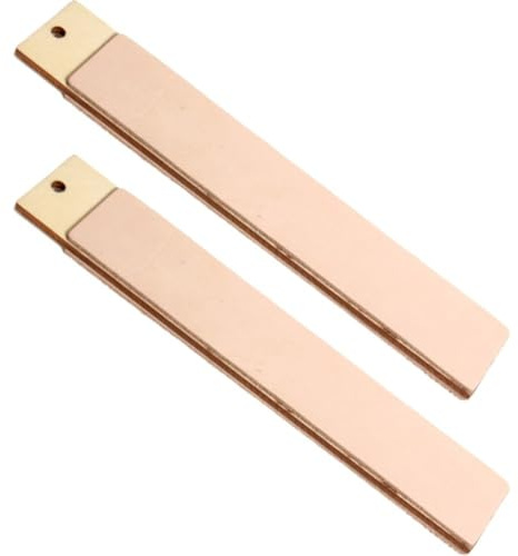 Zghhc Asentador De Cuero, 2 Uds. Asa De Afeitar De Piel De Vaca, Tabla De Pulido, Bloque para Afilar Cuchillos, para Maquinilla De Afeitar Recta, Cinceles para Tallar Madera