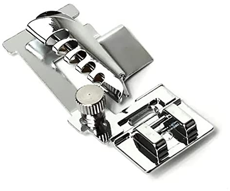 Spacnana Pie de Carpeta de Cinta de Sesgo de Máquina de Coser, Pie de Prensador de Acero Inoxidable Universal, Alta Eficiencia, Ahorro de Tiempo