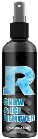 Mikiuly Spray de Deshielo, Agente de Fusión de Hielo, Líquido descongelante para Eliminar Hielo del Parabrisas de los Coches, Descongelador Parabrisas en Spray, 100ml