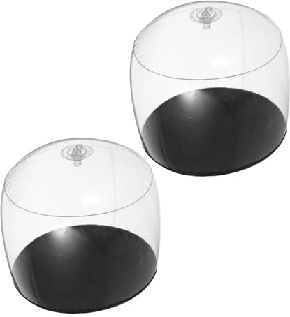 NUOBESTY Soporte Inflable Paquete de 2 Unidades para Sombreros de Pvc Diseño de Cúpula para Evitar Deformaciones Ligero y Resistente Adecuado para Exhibición en Tiendas de Sombreros