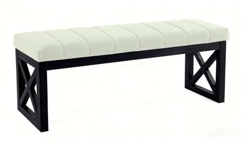 EXZFW Bankkissen rutschfeste Bankauflage Sitzbank Polster für Innen Fensterbank, Waschbar Sitzkissen Sitzpolster Sitzauflage Bank fur Kissenauflage KüChenbank Gardenbank Essbank,No01,130x35x4cm