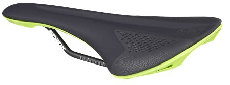 SPANK Unisex Selle Spike 160 Black/Green MTB-Sattel, Schwarz/Grün