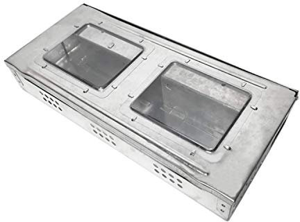 Elbe Piège Multi-Catch Uniquement pour Les Souris domestiques, Un piège Vivant pour Les Petites Souris, 36,5x16x4,8cm, adapté à la Cuisine, au Jardin, au Garage et Bien d'autres, LBF-5017CL