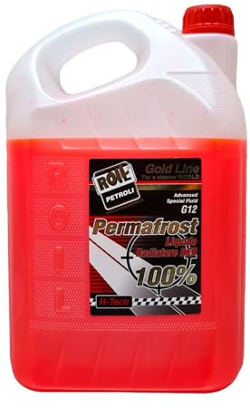 5 kg di Roil PERMAFROST ANTIGELO Rosso G 12 Puro al 100%, Nuovo INIBITORE Organico - da diluire con Acqua Prima dell'uso (5 Kg.)