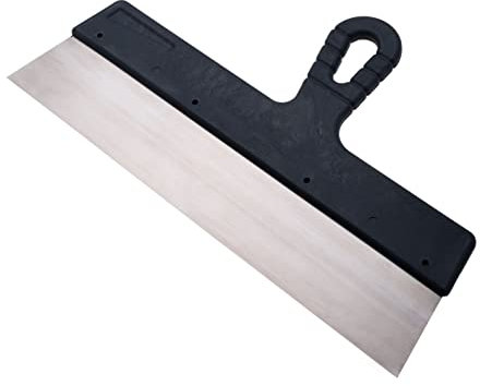 Putty Knife, Wide Filling Knife 350mm, Putty Filler Knife, Stainless Steel Taping Knife, Flexible Mastic Knife, Scrapper, Putty and Paint Removal Tool, Drywall Filling Tool (Pack of 1)