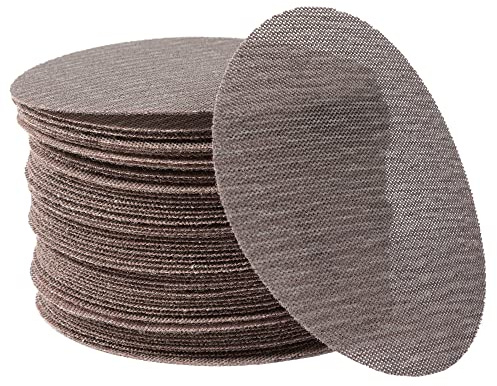 UPWOOD Schleifgitter 125mm Klett Körnung 150, 50 Stück | Staubfreies Schleifen, Für Karosserie, Holz, Metall, Kunststoff, Lack, Passt an alle 125 mm Schleifmaschinen