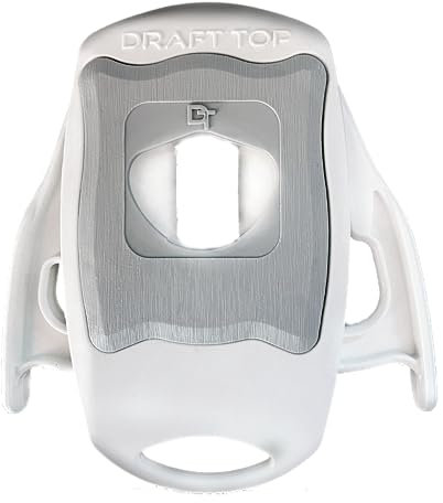 Draft Top Lift - Abrelatas en topless | Como se ve en Shark Tank | Perfecto para la mayoría de latas de 7.5 a 19.5 onzas, incluyendo tamaños de latas mini, delgadas y altas. Disfruta de bebidas de