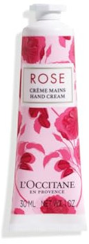 L'OCCITANE Travel Sized Rose Hand Cream 30ml | Enriched with Shea Butter | Floral Scented | Luxury & Clean Beauty Hand Care for All Skin Types