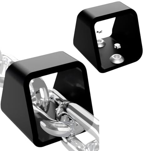 ZAMURANO. Ancoraggio antifurto ad alta sicurezza per catena. Ideale per moto e bici. Ceppo da pavimento o parete (2u)