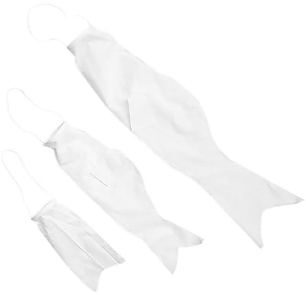 KITANDOVE 3stücke Diy Blanko Koinobori Windsäcke Japanische Karpfenfahnen Zum Bemalen Für Junge Mädchen Kreative Dekoration Für Garten Und Innenräume