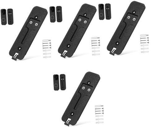 Hemobllo 4pcs Blink Doorbell Backplate Mount Replacement for Video Doorbell Camera Blink Wedge Bracket Wall Mount Accessories