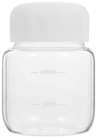 BATHVEVE Botella De Agua De Cristal Botella De Agua Transparente De Borosilicato Vaso Para Beber Reutilizable Ligero Y Portátil Para Zumos Y Leche