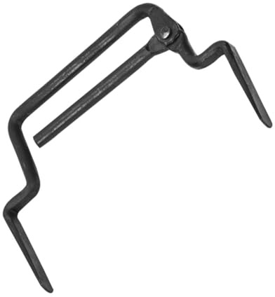 Operitacx Pinze per Regolabili in Acciaio Resistente Morsetto per Sollevamento Blocchi Strumento Edile Durevole con Design Allargato per Facile e Massima Efficienza