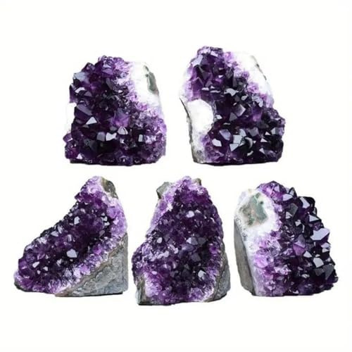 SDSLKAVHZ Componenti di cristallo viola naturale per il desktop in ufficio e casa (50-100 g)