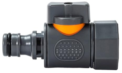 Zxfdsfdbnm ABS Schlauchverbinder – 3/4 Zoll 6-Punkt Gewinde Wassersteuerung für Outdoor Systeme, Gartenschlauch Schnellverbinder, Messing