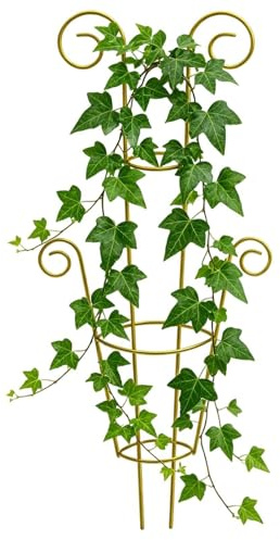 Traliccio per piante rampicanti da ambienti interni Supporto Metallico | Supporto A Traliccio Per Adatto a Pothos, , Clematide, Geranio, uso interno ed esterno, balcone, terrazzo e giar