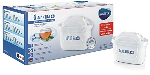 Brita Jarra Y 6 Filtros De Agua, Blanco, Plus