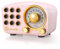 Retro-Radio-Bluetooth-Lautsprecher, Vintage-Radio Greadio FM-Radio mit altmodischen klassischen Stil, starke Bass-Boost, laute Lautstärke, Bluetooth 5.0-Verbindung, TF-Karten-Slot und MP3-Player Pink