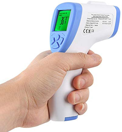 Benkeg Capteur infrarouge infrarouge sans contact Mesure de la température du thermomètre du corps/objet du front