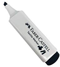 Faber-Castell Marcador textil negro