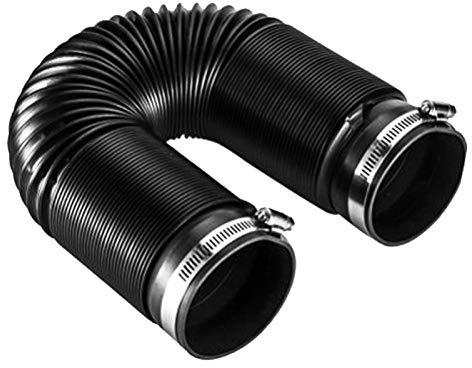 Manguera de entrada de aire, manguera de admisión del coche,PP 76mm/3in, tubo de entrada de aire frío para coche, manguera de tubo de conducto flexible, accesorios universales para coche