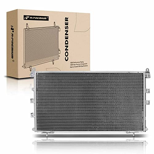 A-Premium Air Conditioning A/C Condenser Compatible with Toyota Sequoia 2001-2007, Replace# 3042, 884600C030