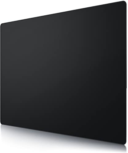 Titanwolf - XXXL Übergröße Mauspad 1200x800 mm - XXXL Großformat - Schreibtischunterlage - gummierte Rückseite - rutschfest und abwaschbar - Gaming - Präzision und Geschwindigkeit - Schwarz