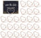 24 Stück Tischkartenhalter, Tischnummernhalter Hochzeit Kartenhalter KleineTischkartenhalter Tischkartenhalter Hochzeit Sitzkartenhalter, Tischkarten Fotohalter für Hochzeit Restaurant Party Büro