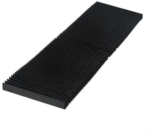 CNC Machine Guard Dust Cloth, Flexible and for Durable Milling Machine Flexible Protective Flat Accordion Bellows Cover Tool,Multiple Sizes Available(165mm)