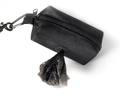 XIAOBAN Hundekotbeutelhalter zur Befestigung der Leine, Hundekotbeutelspender, robuster tragbarer auslaufsicherer Kotbeutelhalter für Leinen