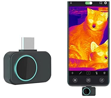 Termocamera professionale, Termocamera a infrarossi for visione notturna Telecamera termica for telefoni cellulari Visione notturna Strumenti per la risoluzione dei problemi