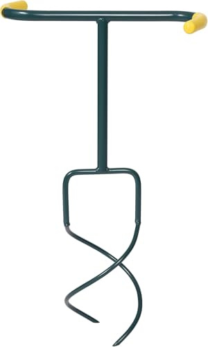 Leborgne - Aérocompost Naturovert - Aérateur de Compost Écologique et Ergonomique - Dents Profilées - Modèle 320061 - Vert