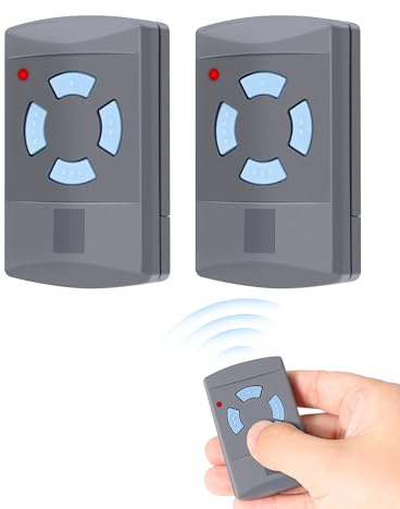 868.3MHz Handsender für HSM4-868 HSE2-868 HS4-868, Blue Buttons, Fernbedienung Ersatz-Fernbedienung, Enthält 2 Batterien für Hörmann Garagentor (2pcs)