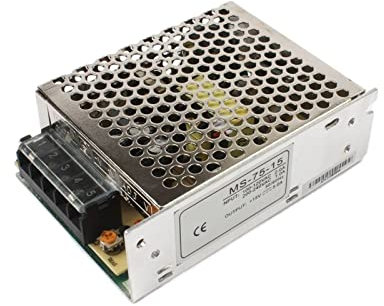 BASSFLY Fuente de alimentación conmutada 5V 12V 15V COMPECTIONO DE 24V Power Suply Unit Mini Tamaño DIN LED Fuente de alimentación CA DC Convertidor Bajo Consumo de energía(5V_75W)