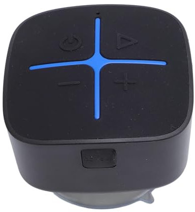 Tonysa Bluetooth -Duschlautsprecher, Tragbare Bluetooth -Funklautsprecher, IP65 Wassersicher mit Saugnapfbecher, Lauter Klares Geräusch, für Badezimmer Schwimmbäder Strände Partys