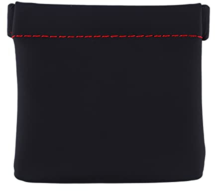 Kopfhöreraufbewahrung aus PU-Leder, wasserdichte Kopfhörertasche 9 x 7,5 x 1 cm